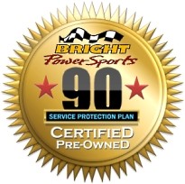 Go to brightpowersports.com (certified-warranty-program subpage)